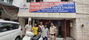 गीता कॉलोनी थाने की टीम ने 2 ऑटोलिफ्टर को गिरफ्तार किया