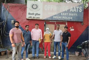 सोशल मीडिया पर पिस्टल दिखाने वाले एक आरोपी को उत्तर पूर्वी दिल्ली जिला की एएटीएस की टीम में गिरफ्तार किया