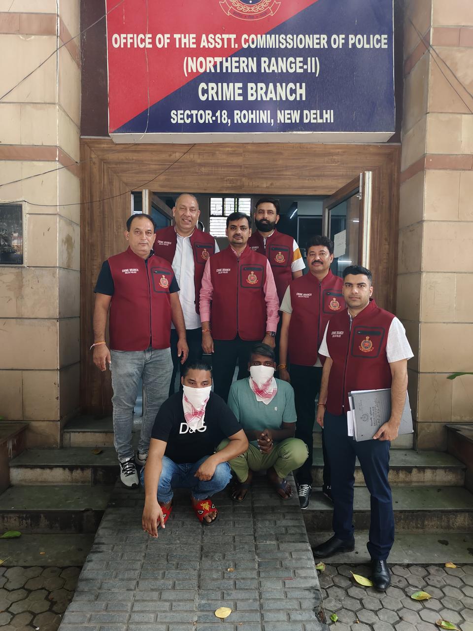 क्राइम ब्रांच की NR 1 की टीम ने ड्रग्स सप्लाई करने वाले 2 आरोपियों को गिरफ्तार किया